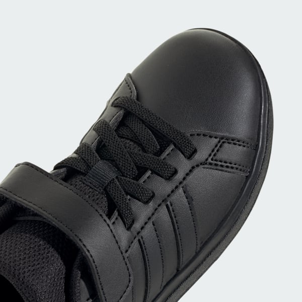adidas Grand Court Schoenen Kids Zwart adidas Officiële Shop