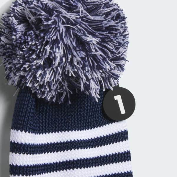 ブルー 【ゴルフ】スリーストライプス ドライバーヘッドカバー