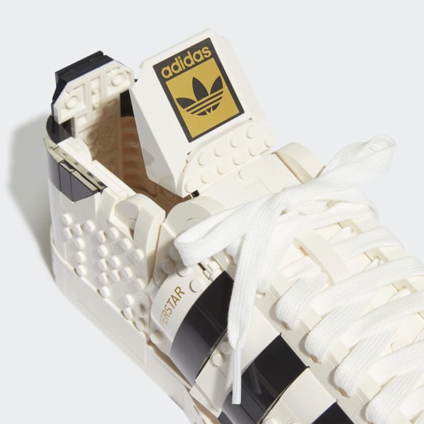 White LEGO® adidas Originals Superstar Shoe FZ8497X