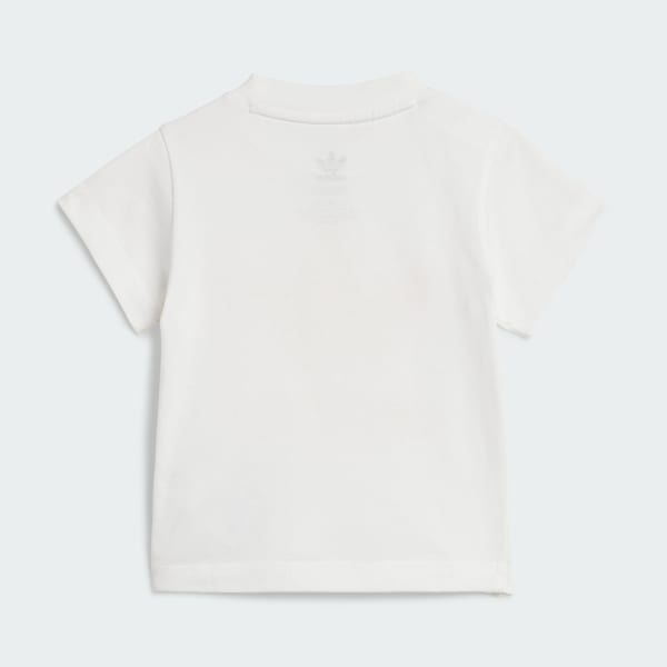 Yellow Trefoil Shorts Tee Set