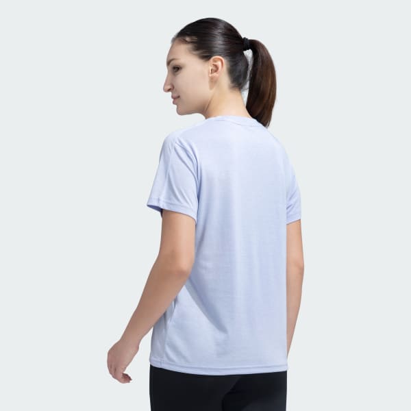 Purple TRAINING ESSENTIALS CREWNECK TEE
