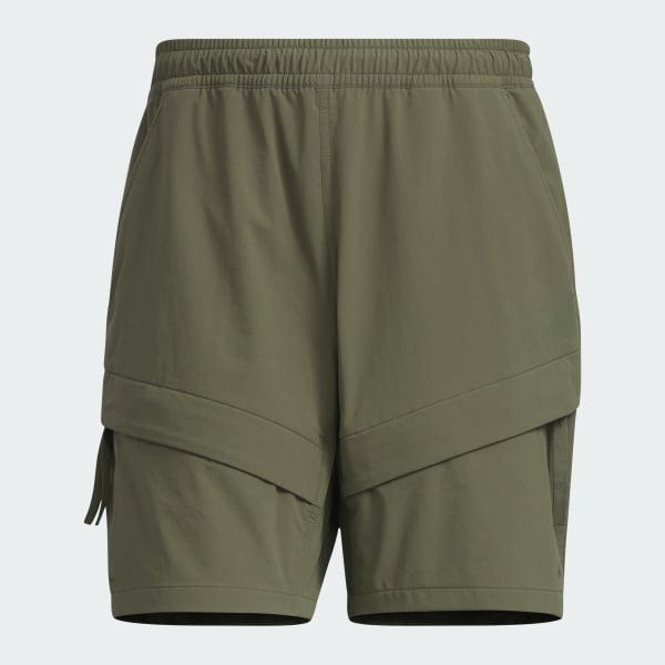 グリーン シティエスケープ ルーズフィット ストレッチ ウーブンショーツ