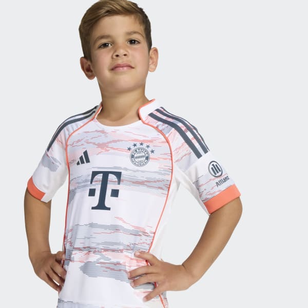 adidas FC Bayern 25/26 Away Mini Kit Kids - White | adidas UK