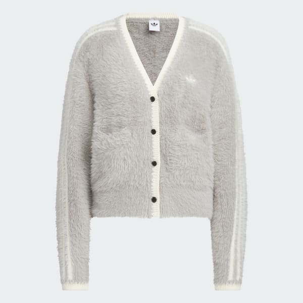 Gris CHAQUETA DE PUNTO CRAFTED
