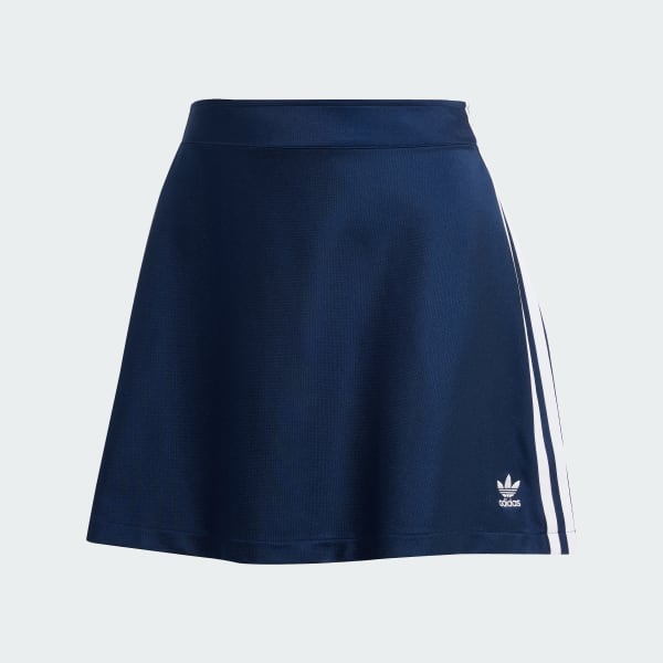 即納！最大半額！ adidas Adicolor Shipping Free | Blue - Skirt Mini 3-Stripes スカート