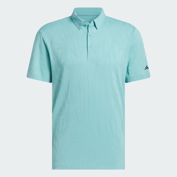 Turquoise Go-to Textured Polo Shirt