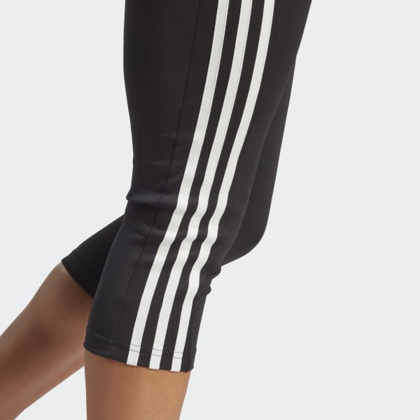adidas Designed to Move High Rise 3 Stripes 3 4 Sport Leggings