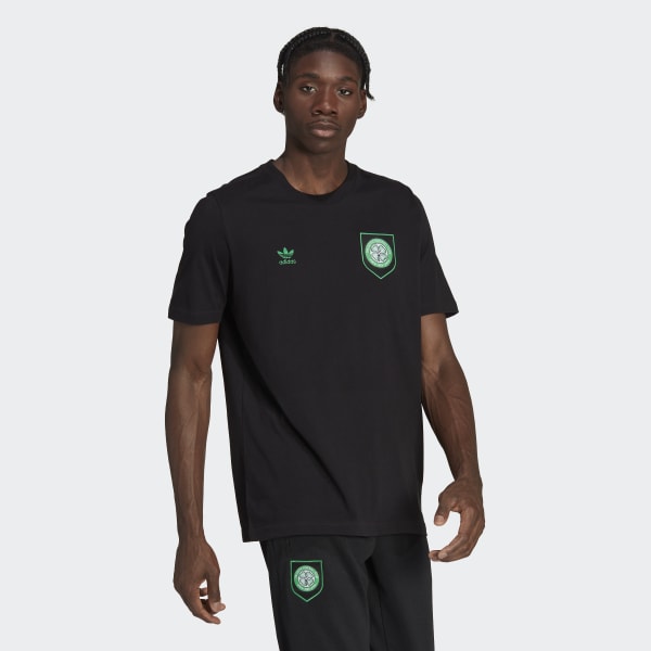 Czerń Celtic FC Essentials Trefoil Tee