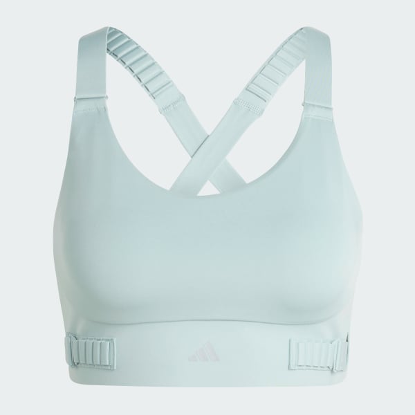 Green FastImpact Luxe Run High-Support Bra