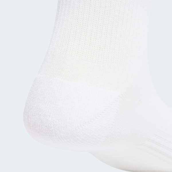 ホワイト クルー スポーツウェア ブロックソックス 2足組