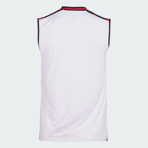 Branco Camisa II Sem Mangas CR Flamengo 25