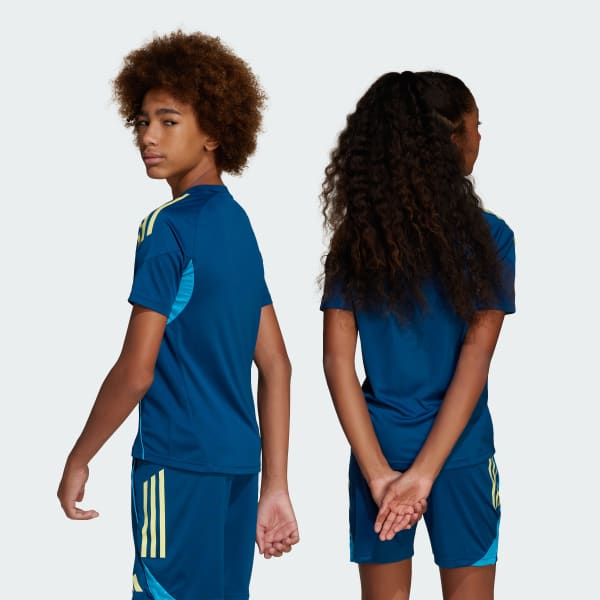 Blauw Tiro 25 Competition Training Voetbalshirt Kids