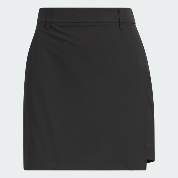 Black Pocket Detail Stretch Skirt