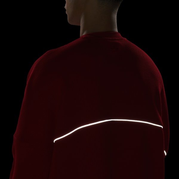 Red La Cienega LS Sports Long-Sleeve Top