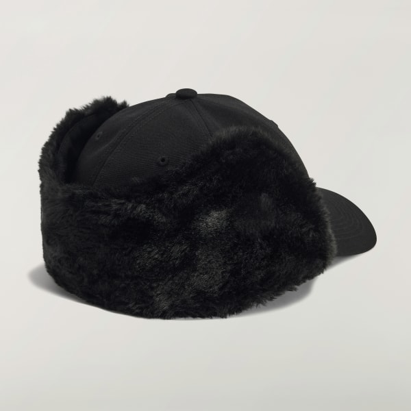帽子 sex fur cap black archive y2k oops adidas Y-3 Ear Cap - Black | Free Shipping with adiClub