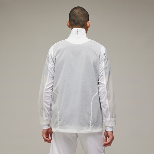 White Y-3 Real Madrid Anthem Jacket