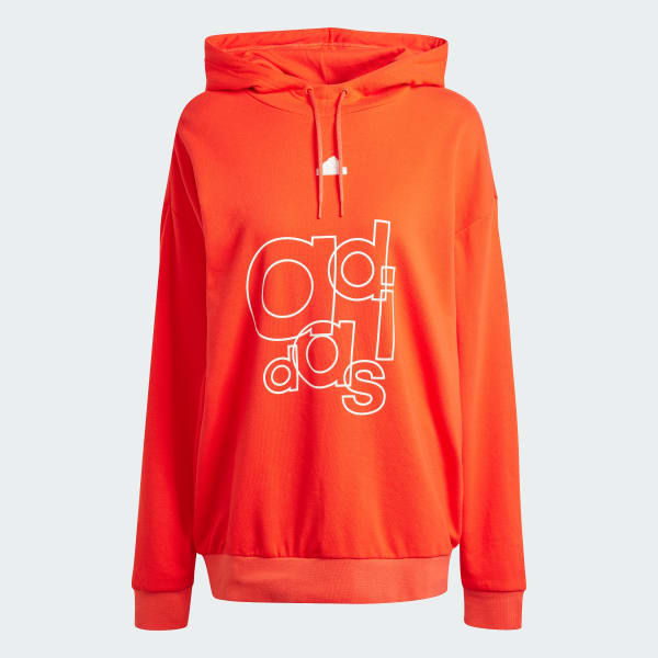 French Terry Print Hoodie