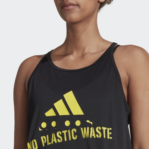 Black Run Fast Running Graphic Tank Top LNM51