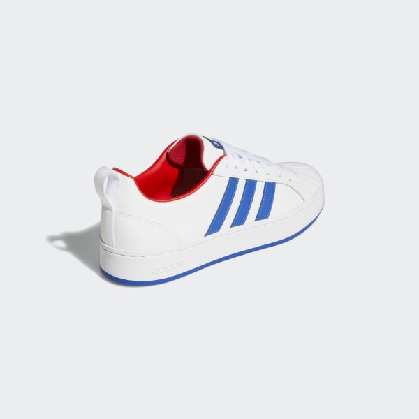Adidas blanche bleu clearance