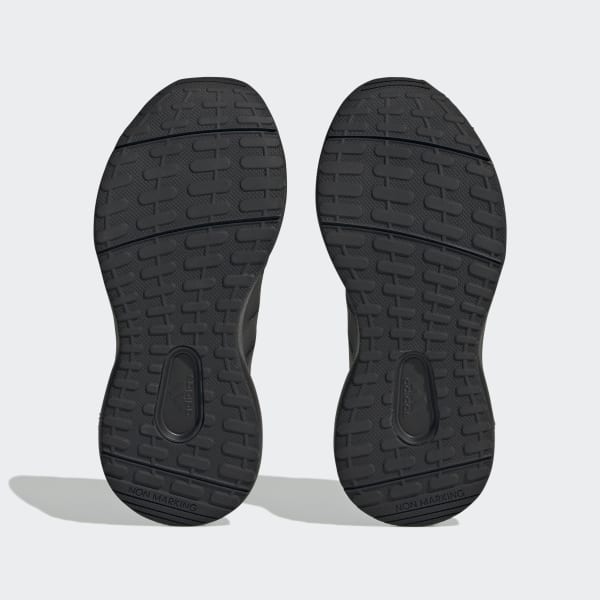 Black FortaRun 2.0 Cloudfoam Elastic Lace Top Strap Shoes