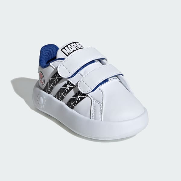 adidas Marvel\'s Spider-Man Kids Kids\' Grand Lifestyle Shoes US White Court | | - adidas