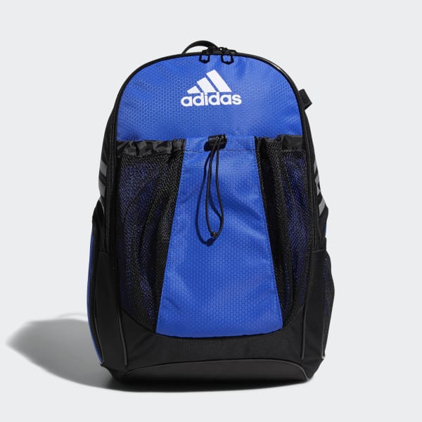 adidas blue and black backpack