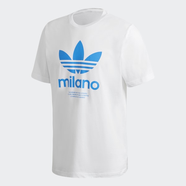 T-shirt Milano Trefoil - Bianco adidas | adidas Italia