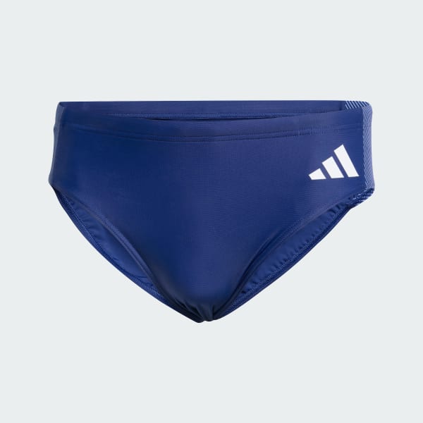 Blue Colorblock Swim Trunks