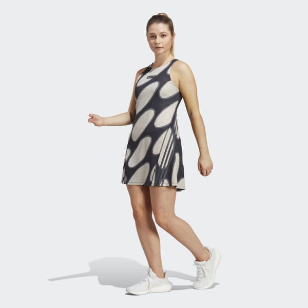 Braun adidas x Marimekko Run Icons 3-Streifen Sommerkleid