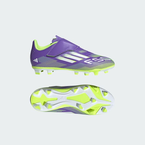 adidas F50 Club Hook-and-Loop Firm/Multi-Ground Boots Kids