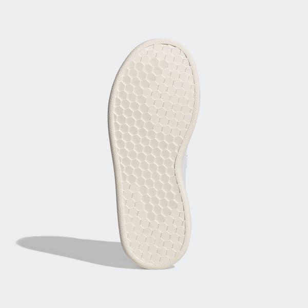 White Advantage Court Lifestyle Hook-and-Loop Shoes