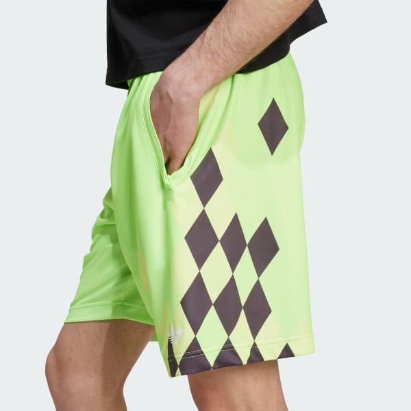 adidas Nuwave 90s Short 9-inch Inseam - Green | Free
