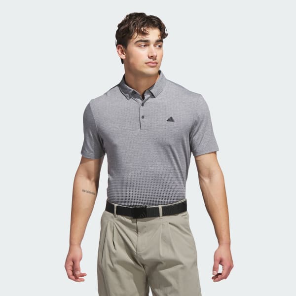 Grau Go-to Rise Print Polo Shirt