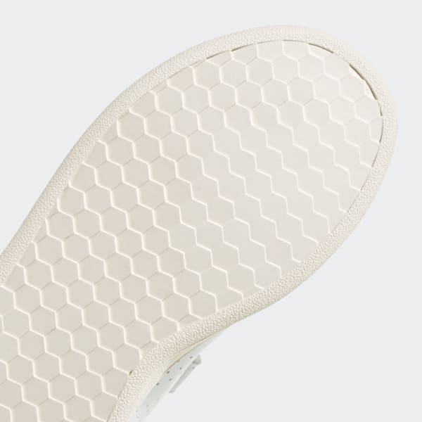 White Advantage Court Lifestyle Hook-and-Loop Shoes