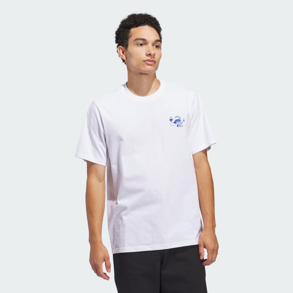 Blanco Remera Dog Plane (Unisex)