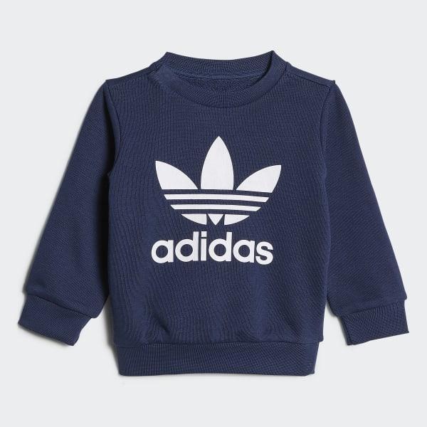 modrá Súprava Crew Sweatshirt