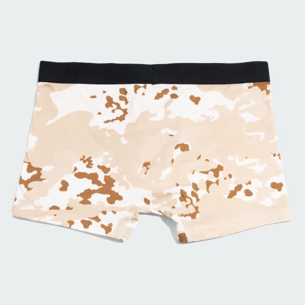 ブラック コンフォートフレックス コットン プリントトランクス 2枚組
