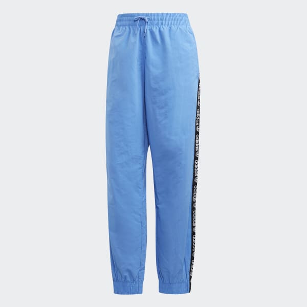 adidas classic wind teal blue mens track pants