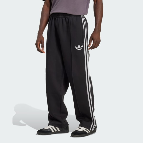 Black Adicolor Spacer Baggy Track Tracksuit Bottoms