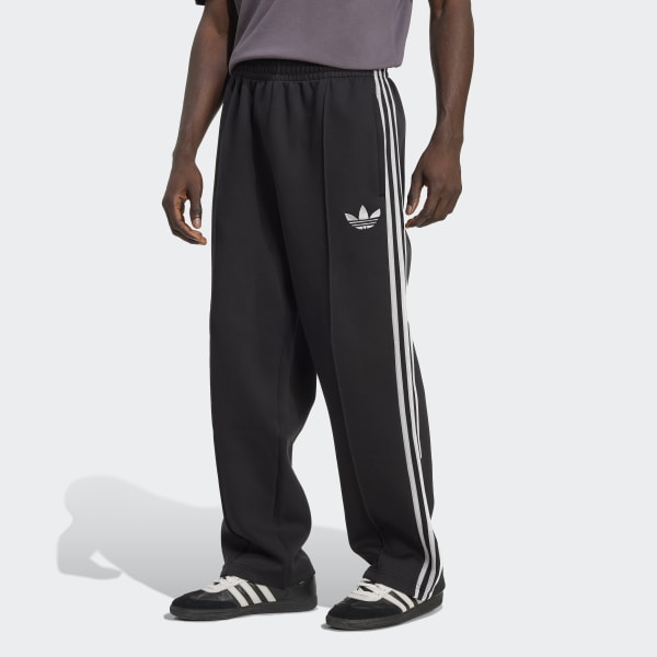 adidas Adicolor Spacer Baggy Track Pants - Black | Free Shipping