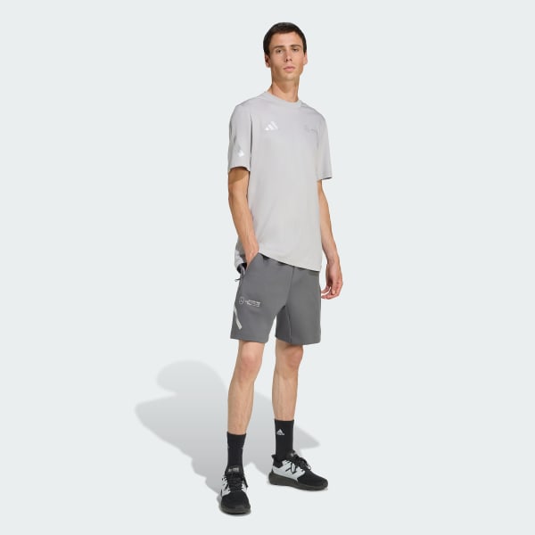 Grey Mercedes - AMG Petronas Formula One Team Silver Arrows Short
