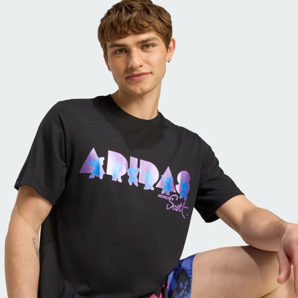 adidas x Jeremy Scott Tee - Black | Free Shipping with