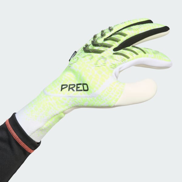 Verde Luvas de Guarda-redes Fingersave Predator Pro