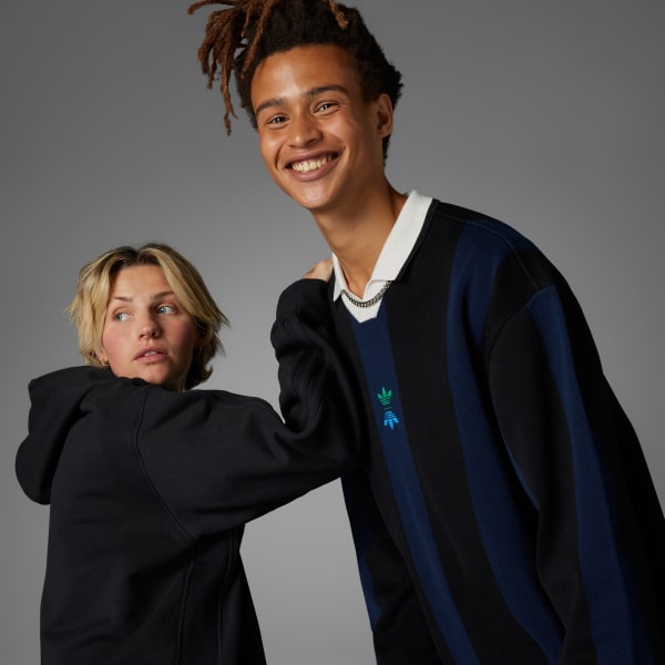 adidas Rolling Links Long Sleeve Polo Shirt - Black | Free adidas Rolling Links Long Sleeve Polo Shirt - Black | Free