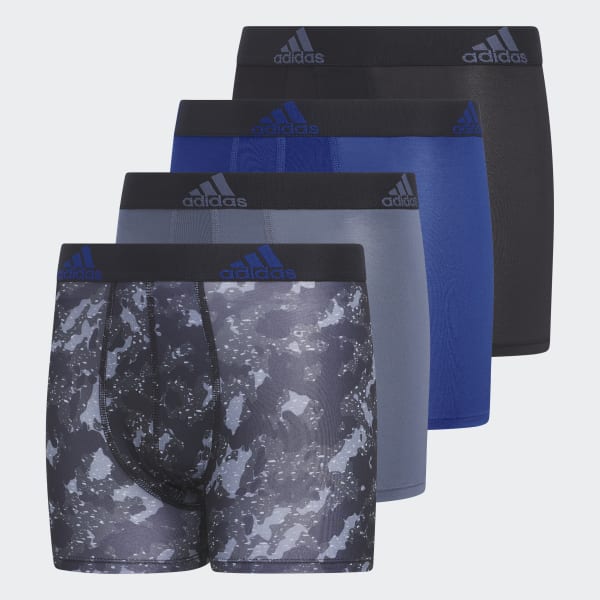 adidas Men's Performance Trunk Underwear 3-Pack - Soft, Stretchy,  Quick-Drying