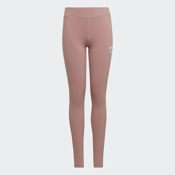 adidas Originals Three Stripe Leggings In Pink