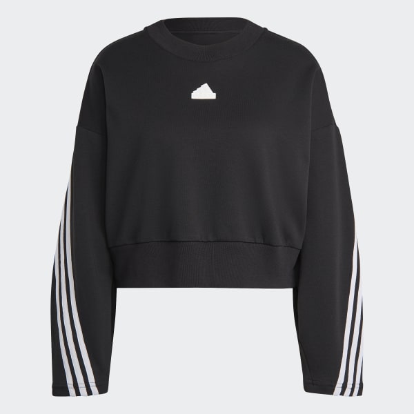 adidas Future Icons 3 Stripes Sweatshirt Black adidas Singapore