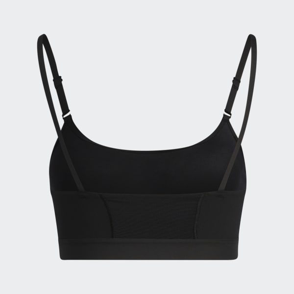 adidas Brassière adidas AEROKNIT Maintien léger - Noir