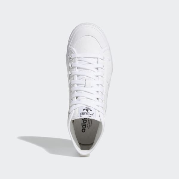 adidas Nizza Platform Mid Shoes - White | adidas Canada