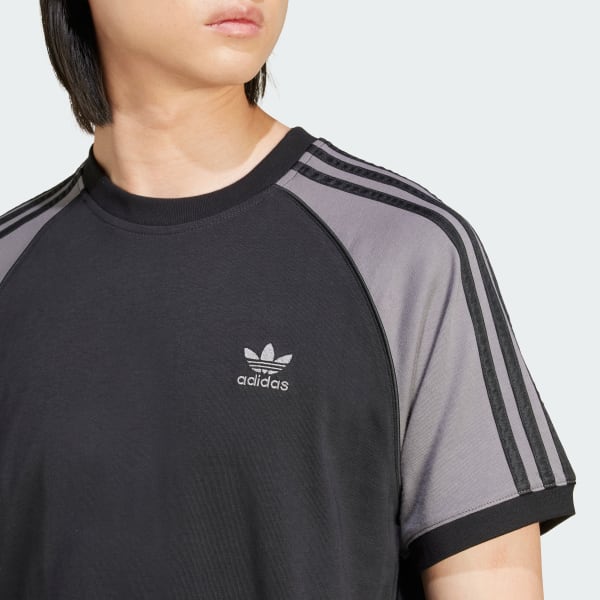 Colourblocked 3-Stripes Tee